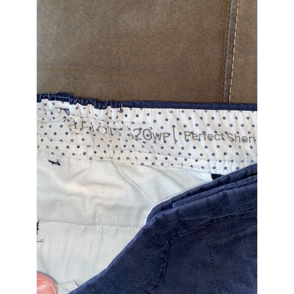 Talbots Perfect Short Elastic Waist Size 20 Inseam 7" Blue - Picture 4 of 5